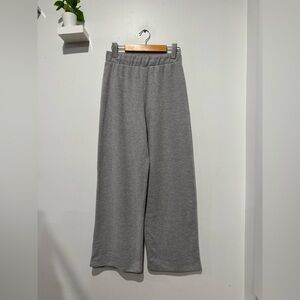 Pull&bear Micro Fleece Ribbed Wide Leg Pants